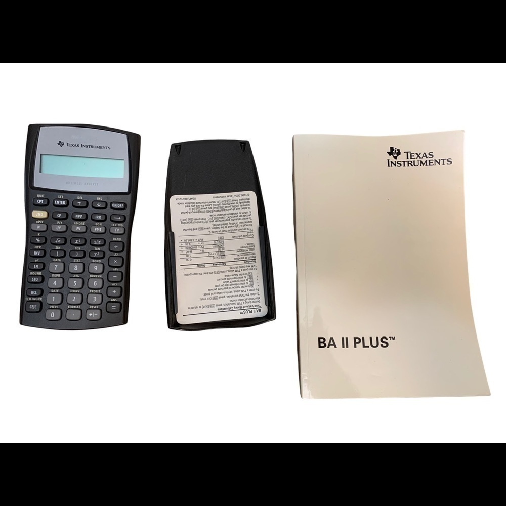 TEXAS INSTRUMENTS BA 11 PLUS